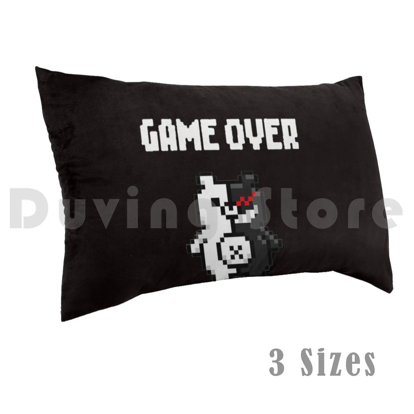 Monokuma Game Over Pillow Case DIY 50*70 Danganronpa Monokuma Game Over Anime