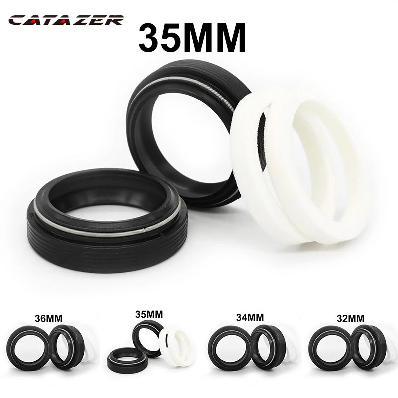 

Catazer 30/32/34/35/36mm Oil Seals Bike Bicycle Front Fork Dust Seal For Fox Fork