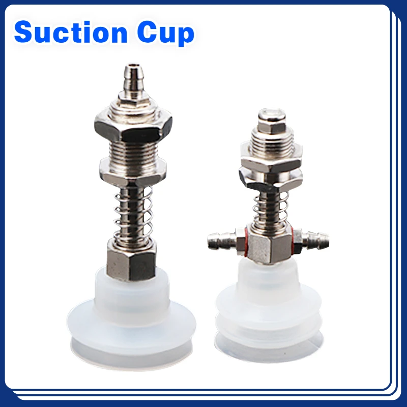 

10pcs Three-Layer Big head Vacuum Chuck Small Head Vacuum Pneumatic Components Silicone Sucker MP Series White Suction Cups RED