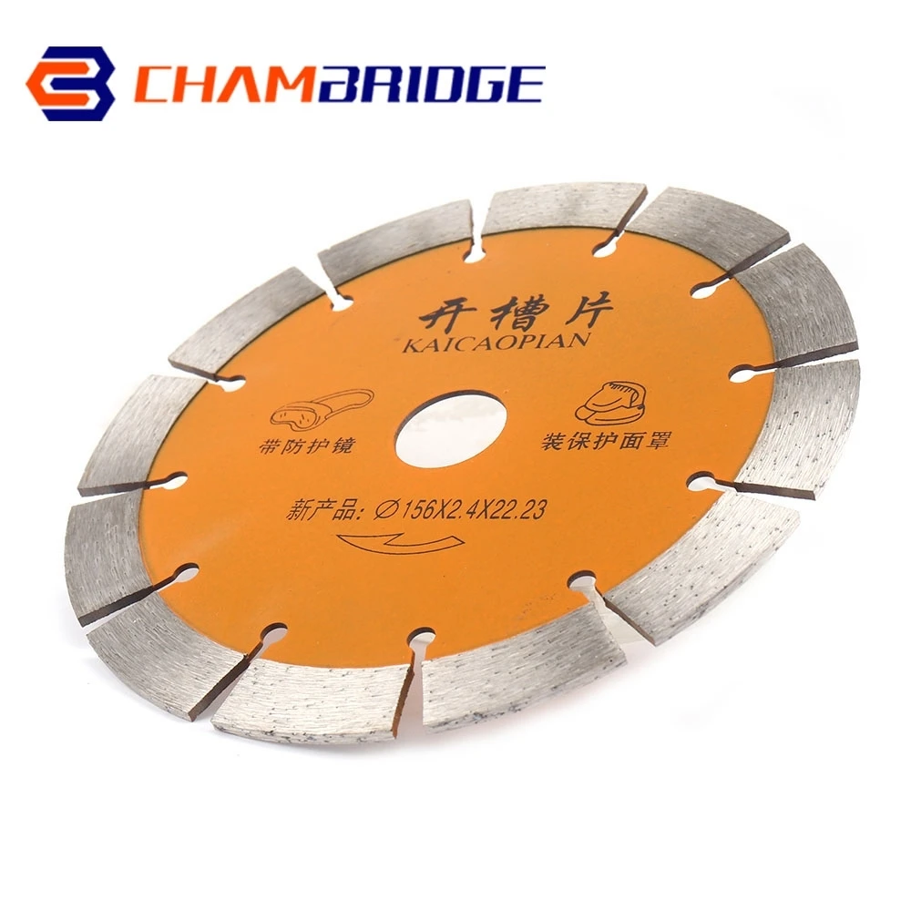 Lama per sega diamantata da 6 pollici lama per sega a disco diamantata a taglio a secco da 150mm lama per sega per pietra di marmo in mattoni ceramici in cemento tagliato