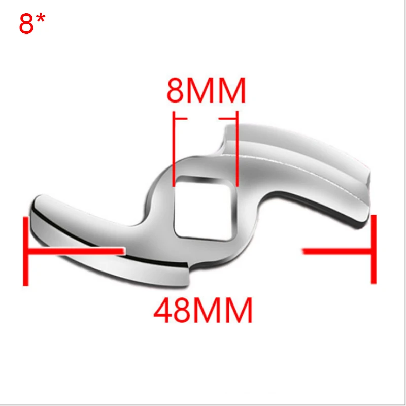 Лезвие для мясорубки 55 мм, электрическая мясорубка для фарша, приготовления колбасы, Кухонная техника, Запасная часть