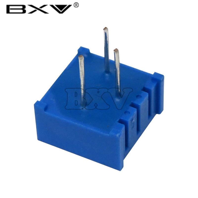 10PCS 3386P Potentiometer Precision Adjustable Resistance 100 200 500 Ohm 1K 2K 5K 10K 20K 50K 100K 200K 500K 1M Ohm 103