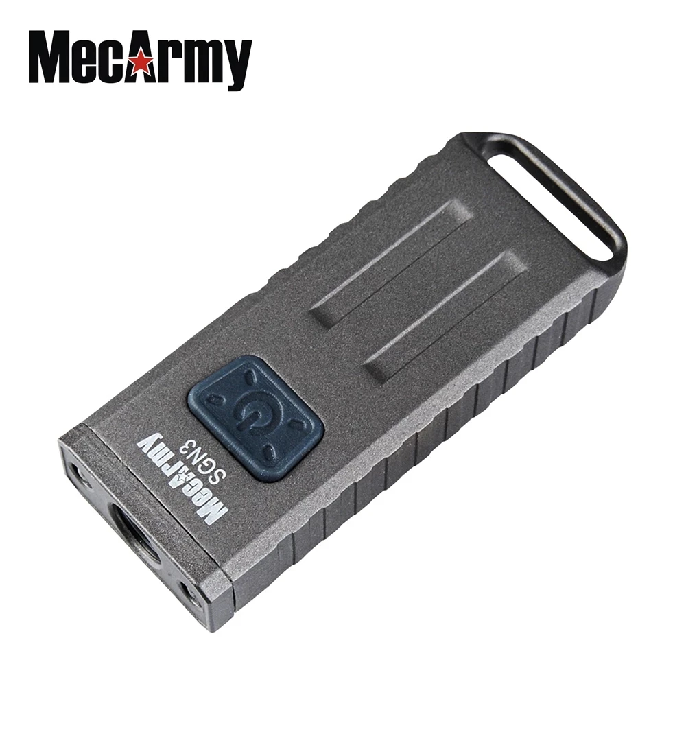 MecArmy SGN3 Mini USB Rechargeable Flashlight White/ Red/ UV XP-G2 LED MAX 160 lumens small torch self defence EDC Light