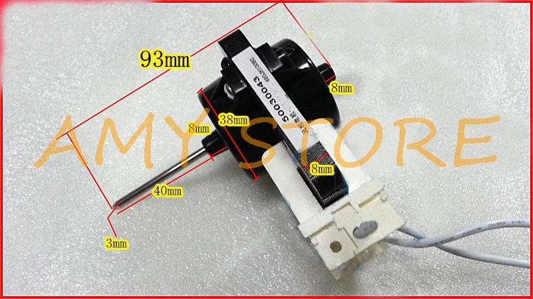 4680JR1008C 240V 50Hz Saft 3 x 40mm Single Phase 1 Wire Refrigerator Freezer Ventilator Micro Fan Motor for Factory