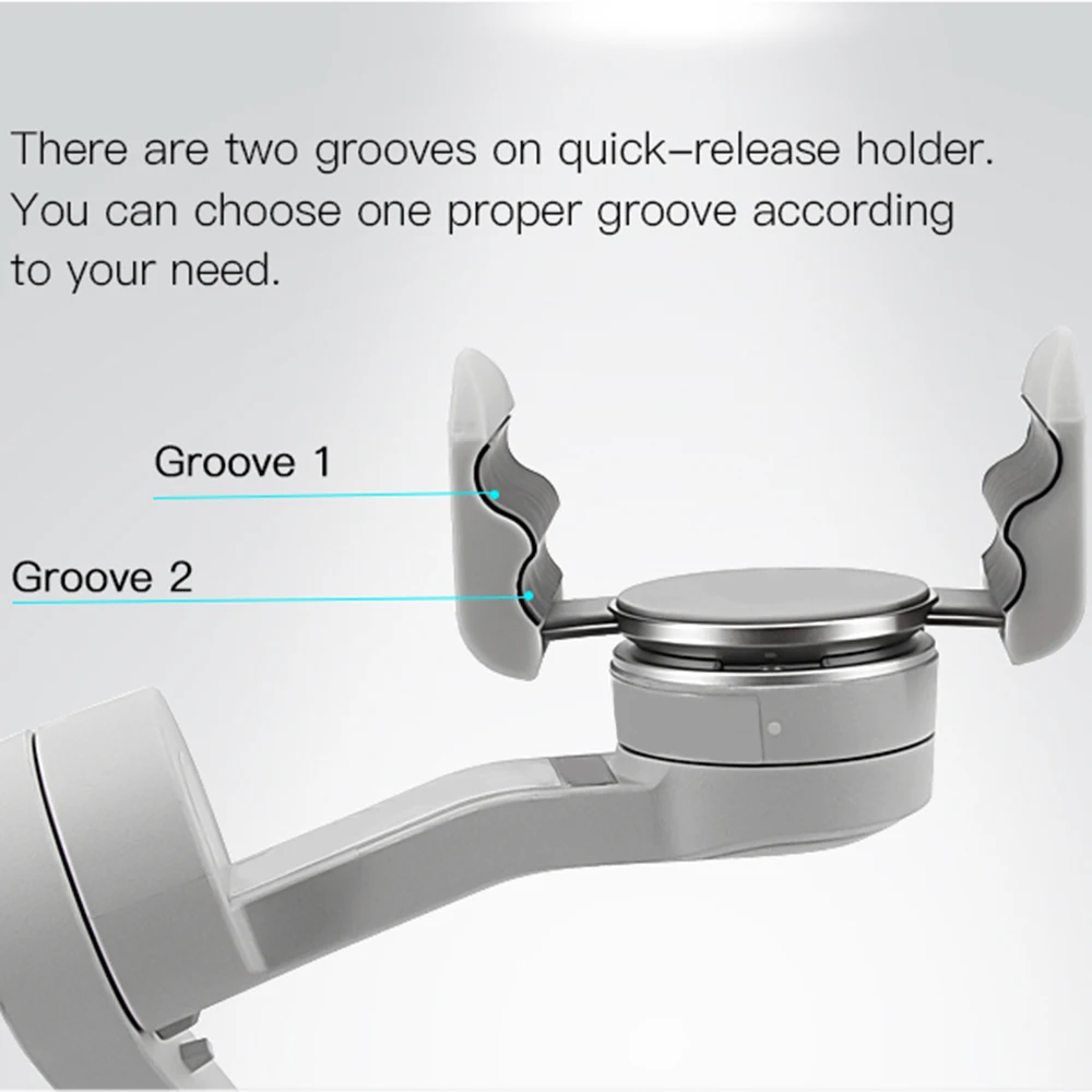 New For DJI OM 4 Handheld Gimbal Mobile Phone Quick Release Bracket Magnetic Mobile Phone Buckle Extension Extend Bracket