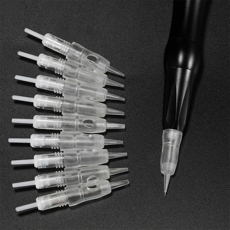 Tattoo Needle Cartridge Safety Professional Disposable Permanent Makeup PMU Machine Microblading Eyebrow Lip Eyeliner Supplies