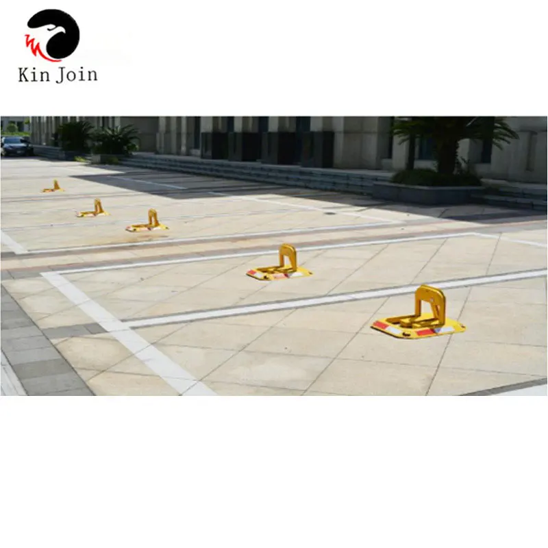 Octagon Yellow Heavy Resistance Strong Manual Car Parking Barrier Lock Garage No Parking Lock Private Dedicated Parking Space