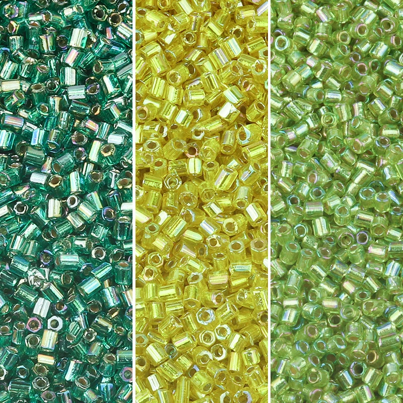 1000 Pcs/Bottle Real Spacer Beads 24 Colors Dia 2mm Hole 0.8mm Glass Seed Bead For Making Necklace Bracelet Jewelry Findings