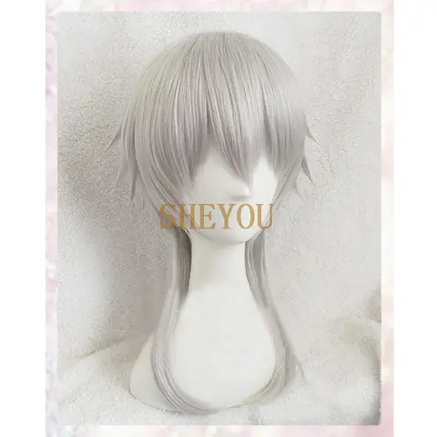 टूकेन रैनबू ऑनलाइन त्सुरुमारु कुनिनागा विग कॉसप्ले एनीमे साइको पास माकिशिमा शोगो हीट रेसिस्टेंट हेयर विग + विग कैप 8 best sales टूकेन रैनबू कॉसप्ले - №8