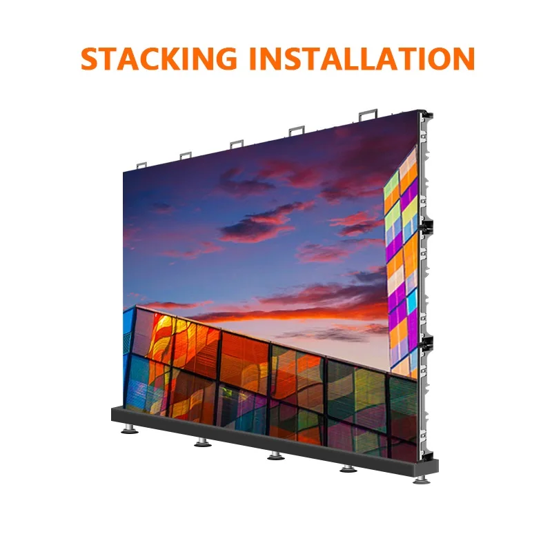 

High Definition RGB LED Video Wall Full Color Indoor Outdoor Stacking Installation Rental Led Screen P4.81 Display Panels Signs