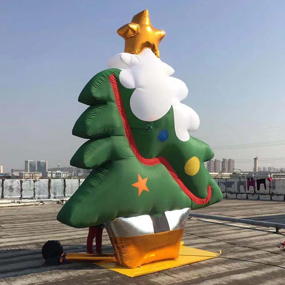 

Outdoor giant Inflatable Christmas tree with LED light, china supplier new design inflatable decoration tree for christmas