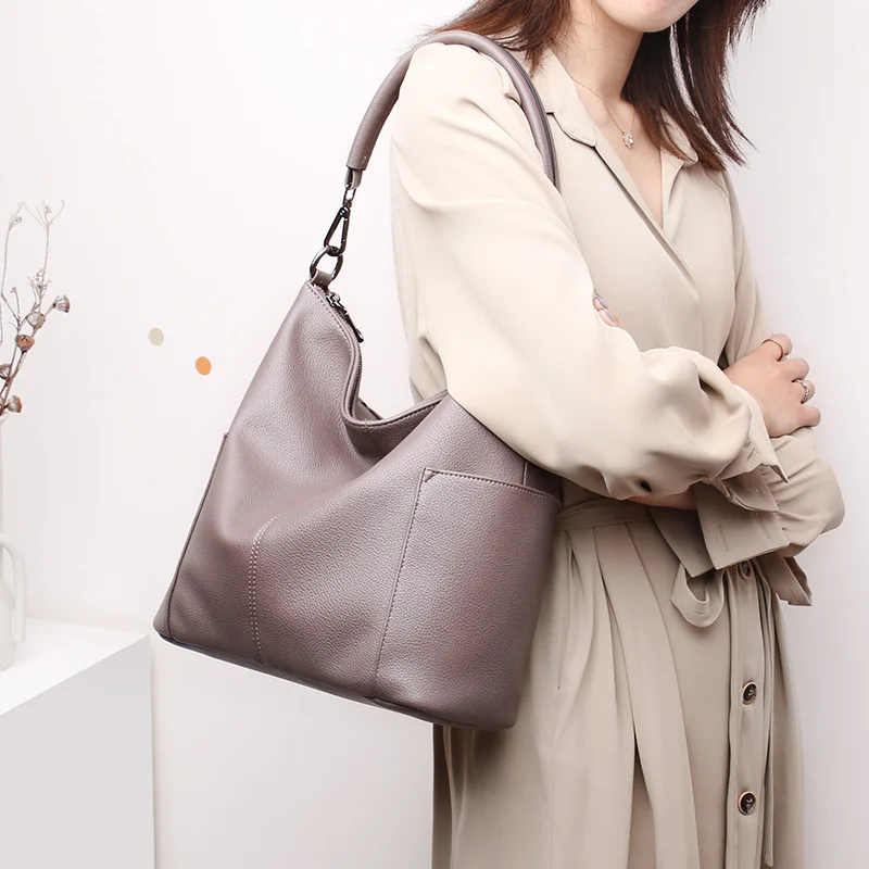 

Genuine Brand Ladies Soft Leather Shoulder Bag Luxury Handbags Women Bags Designer Hand Bags For Women 2021 New High Quality Sac