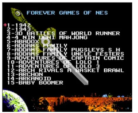 Игровой картридж FOREVER GAMES OF NES 405 в 1 для консоли NES, игровой картридж 72 контакта