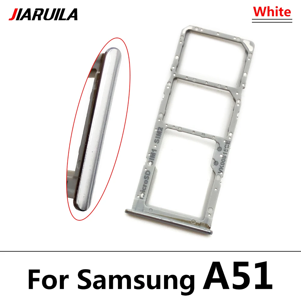 SIM-Karten fach für Samsung A12 A31 A51 A71 A125F Dual Micro SIM-Kartens teck platz Fach halter SD-Kartenleser Teile – Detail 7