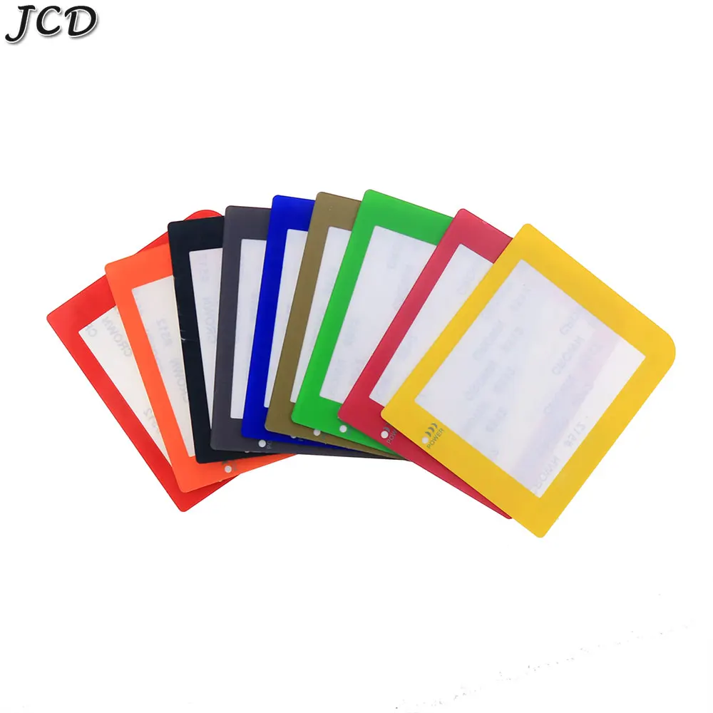 JCD Plastic/Glass Screen Lens For Gameboy Pocket GBP Console Mirror Protector Cover W/ Adhensive