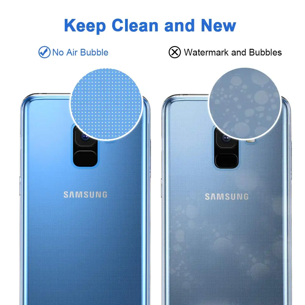 Ultra Thin Soft Clear TPU for Samsung Galaxy A8 A5 2018 SamsungA8 GalaxyA8 SamsungA5 Transparent Phone Cases Silicone Back Cover
