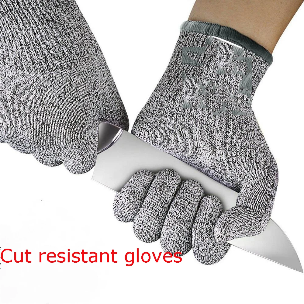 1 Pair Safety Anti Cut Gloves High-strength Grade Multifunction Kitchen Gardening Anti-scratch Anti-cut Safety Protect Supplies