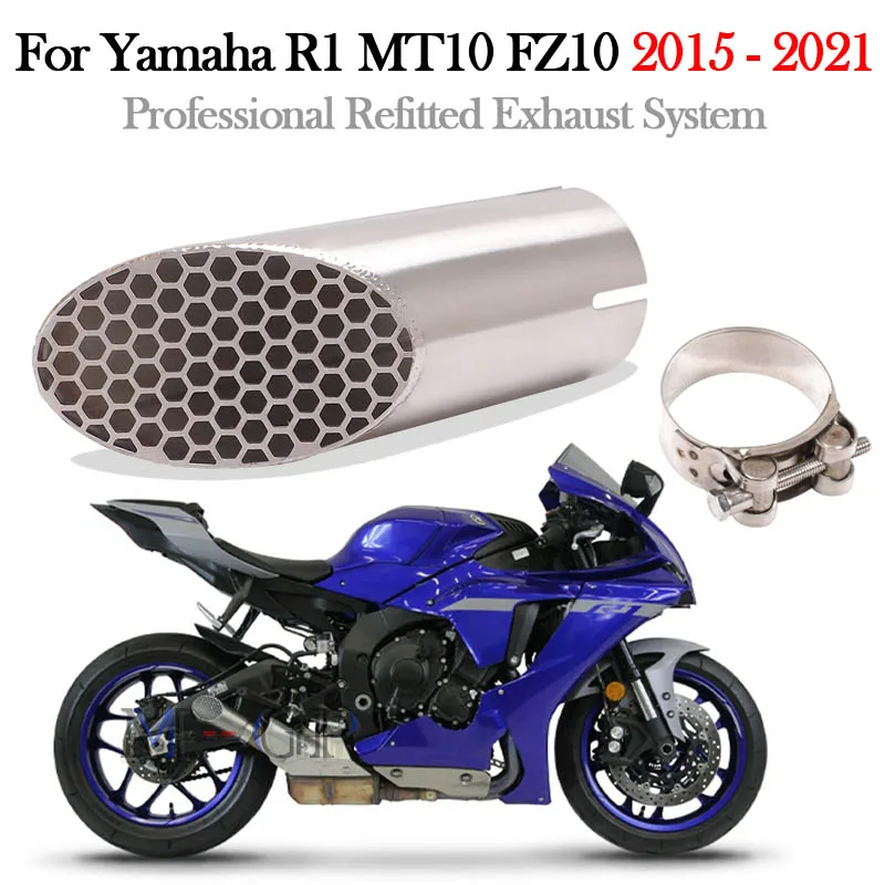 

Slip On For YAMAHA YZF R1 MT10 FZ10 MT-10 FZ-10 2015 2016 - 2020 2021 Motorcycle Exhaust Modified GP Racing Muffler Escape Moto