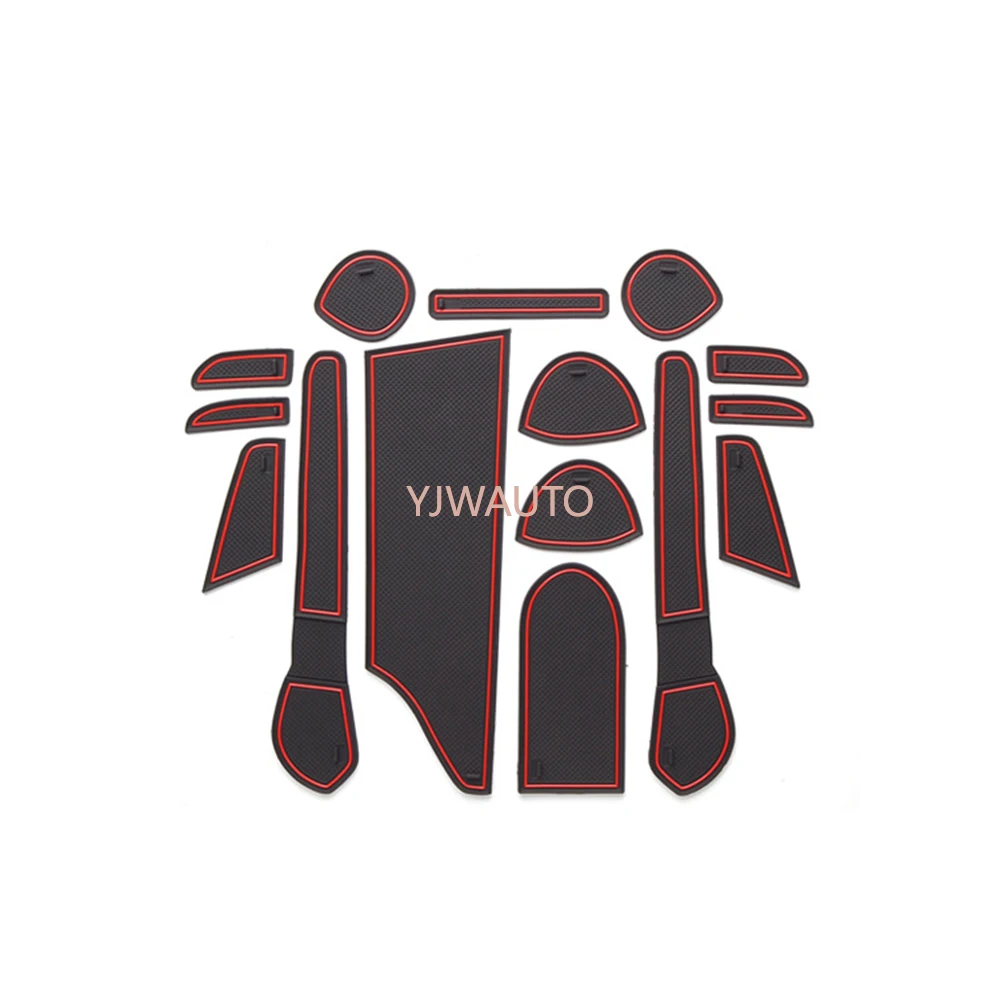 

For Nissan NOTE E12 Door Slot Mat AutoGate Groove Cushion Car Door Rubber Cup Holder Mats Anti-slip Carpets Position