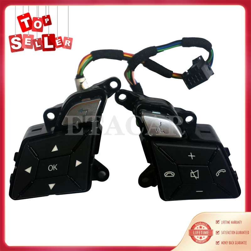 1pair Steering Wheel Switch Cruise Control A1725400262 A1725400362 Fits For Mercedes SLK55 AMG C300 C350 C63 E350