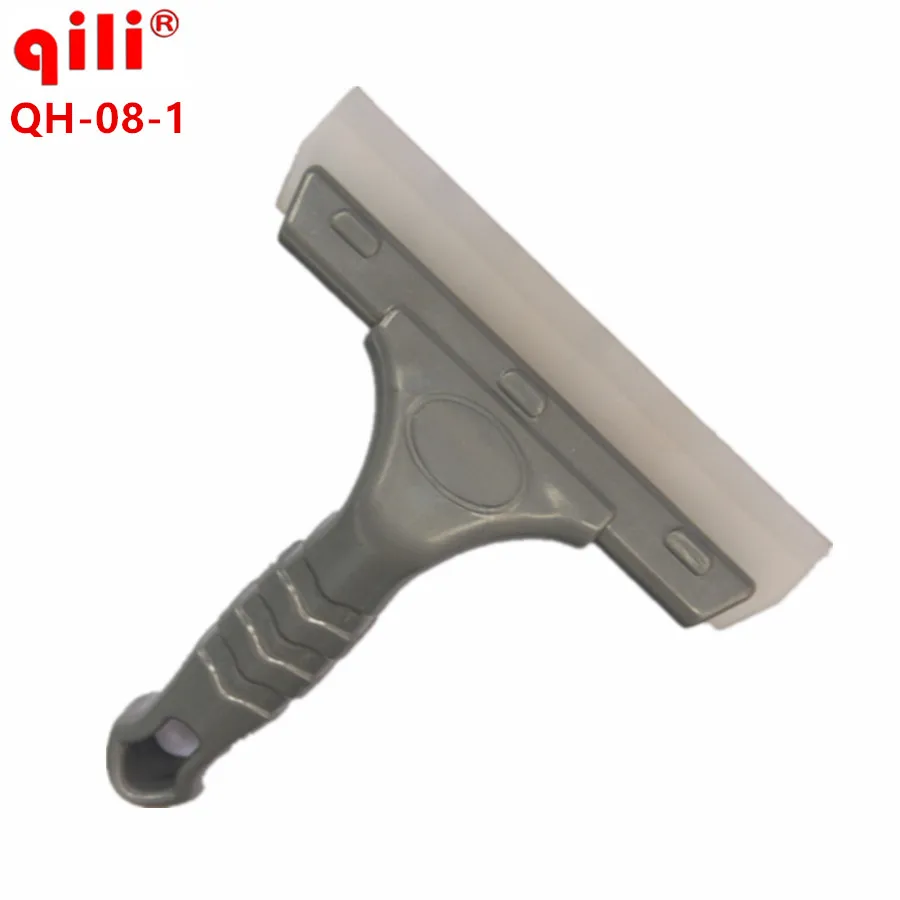 

QH-08-1 Window tint handle Rubber Squeegee Glass Water removing Scraper Tools with Rubber blades Car Wrap Tool