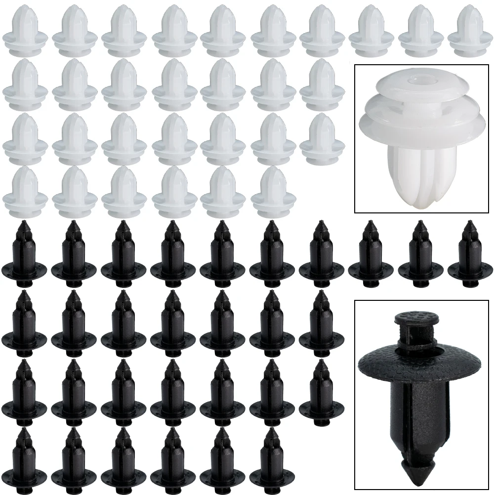 180x Universal Für Honda Auto Trim Clips Stoßstange Haube Retainer Grille Rad Arch Auto Fastener Kunststoff Push Nieten 8 9 10 mm Loch – Detail 5