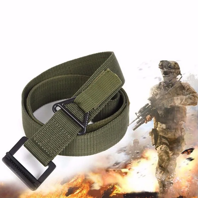 New Men Tactical Army Military Belt Combat CQB Adjustable Waist Tape Gear Nylon Outdoor