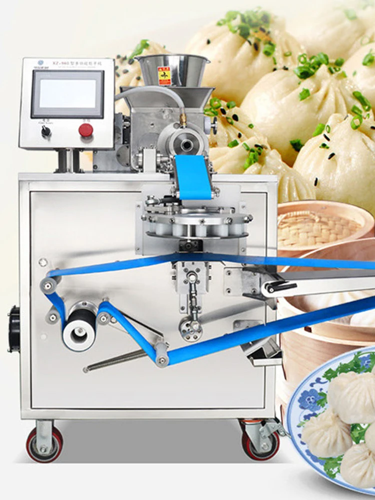Fresh Crab Steamed Stuffed Bun Machine 220V/380V Vertical Stainless Steel Commercial Fully Automatic Restaurant Equipment 3000W