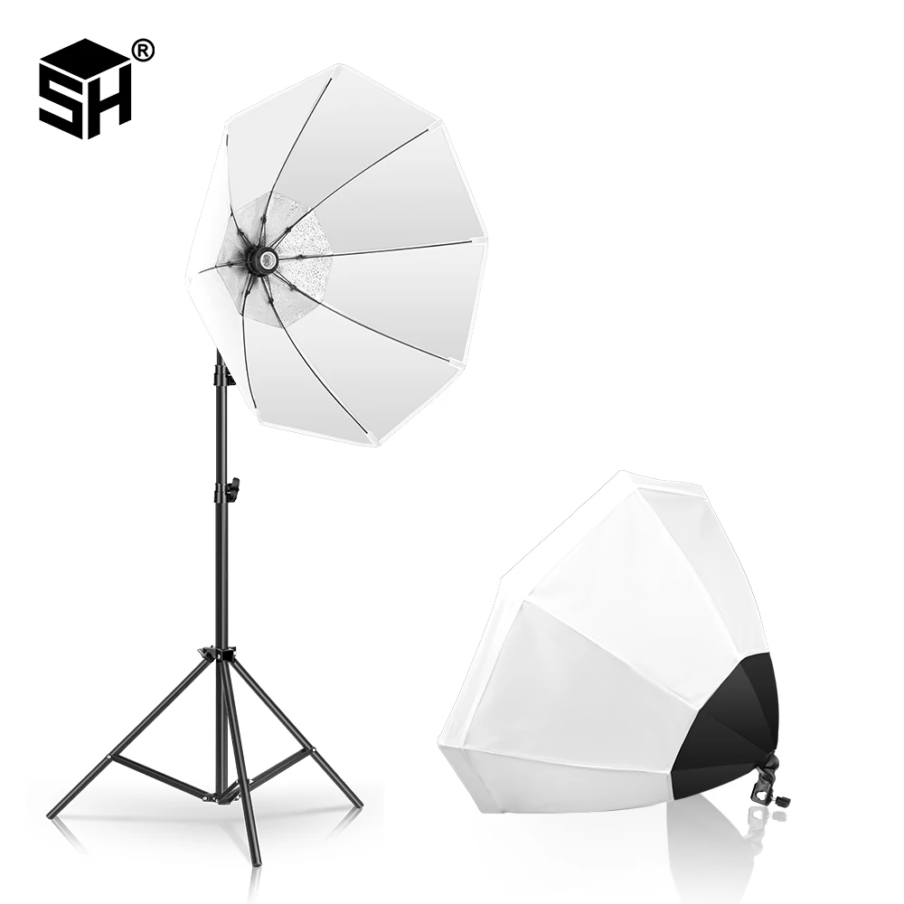 Photo Studio Portable Octagon Softbox Kit Photography Soft Box Lighting Kit Use For Soften Light Panoramic Angle Camera