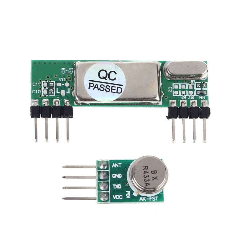 RXB6 433Mhz Superheterodyne Wireless Receiver Module + AK-FST small transmitting superheterodyne module receiving high sensitive