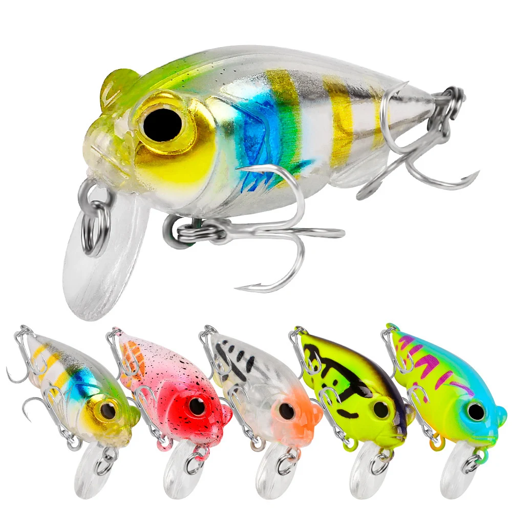 1PCS Wobblers Quality Crankbait Simulation Fishing Lure about 5cm 5g Jerkbait Floating Hard Bait Bass Carp Pesca Fishing Tackle