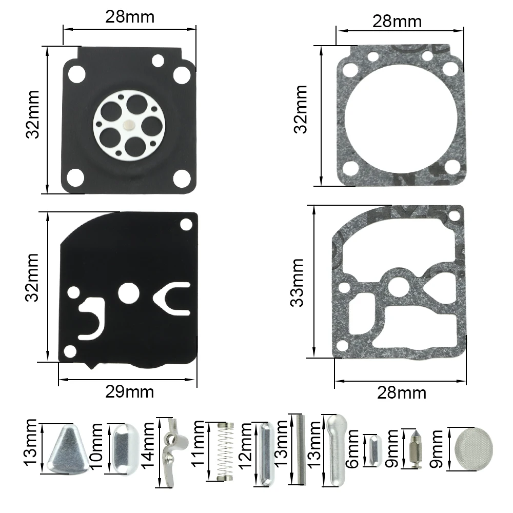FLYPIG Carburetor Carb Rebuild Kit For ZAMA RB-40 for Stihl FS108 FS106 FS300 FS350 FS400 FS450 BR106 - view 6