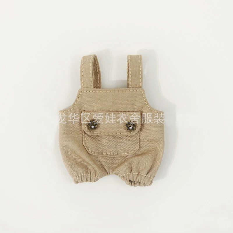 Obitsu 11 1/12 Bjd Pop Jumpsuits Rasterpatroon Kleding Mode Donkerblauw Jarretel Broek Voor Ob11, Gsc, body9 Poppen Accessoires