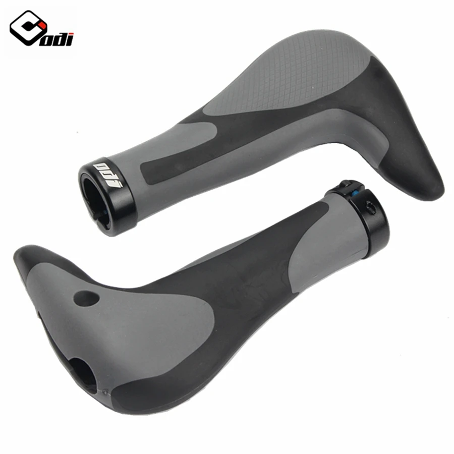 Odi Bicycle Silicone Handlebar Grips Integrally-formed Horn Handlebar Cycling Hand Rest Mountain Folding Bike Lock Ring Cover