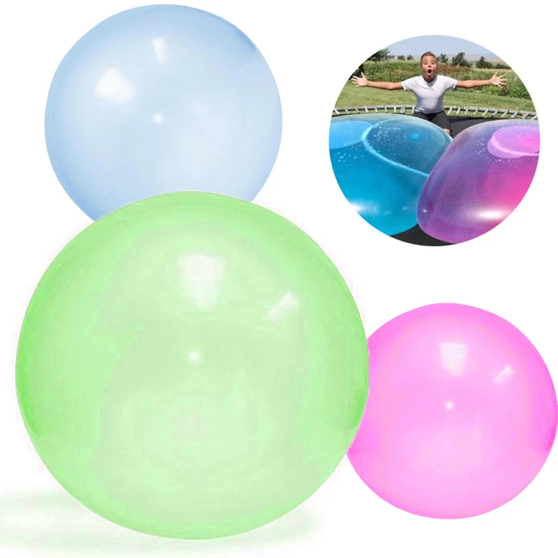 Bubble Balloon Inflatable Funny Toy Ball Amazing Tear-Resistant Super Gift Inflatable Balls for Outdoor Play