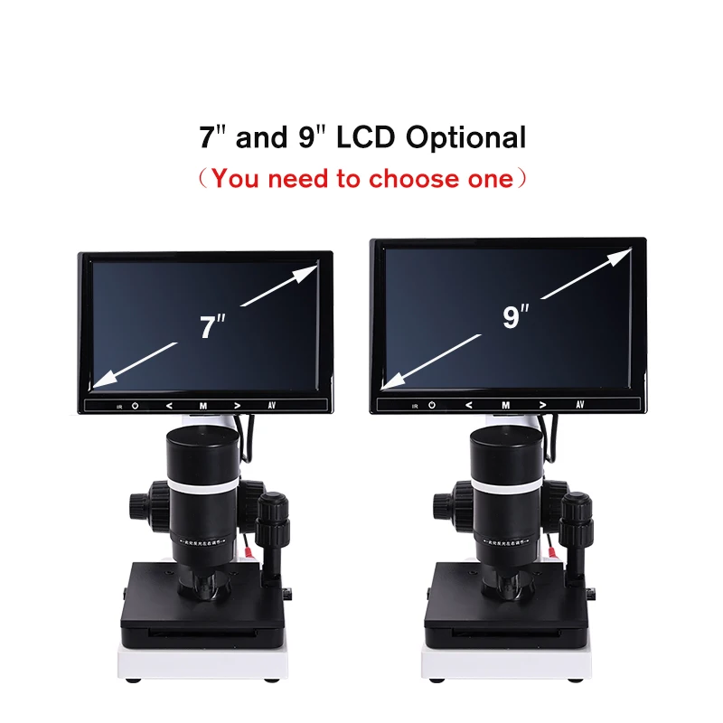 500X and below monocular digital microscope blood microcirculation + 7“ or 9” color LCD monitor