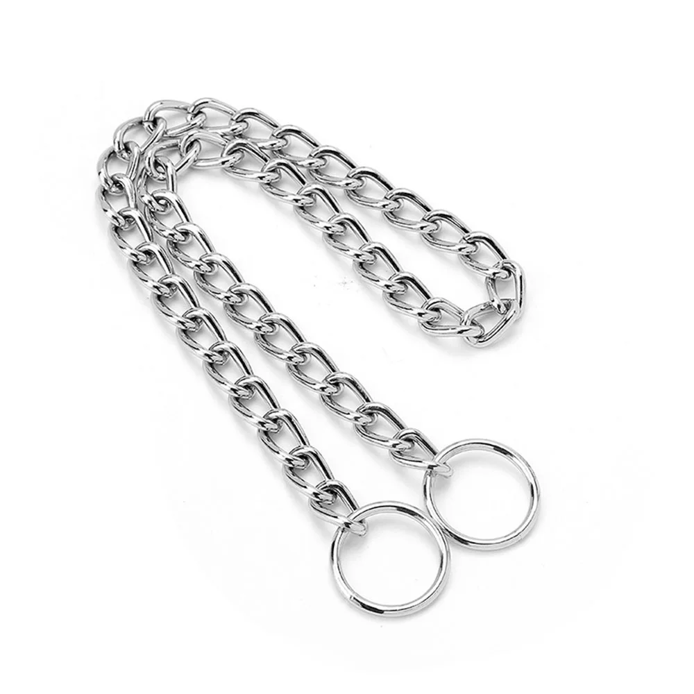 Metall Hund Training Choke Kette Halsbänder für Kleine Medium Große Hunde Pitbull Bulldog Starke Edelstahl Eisen Hund Slip P China kragen – Detail 6