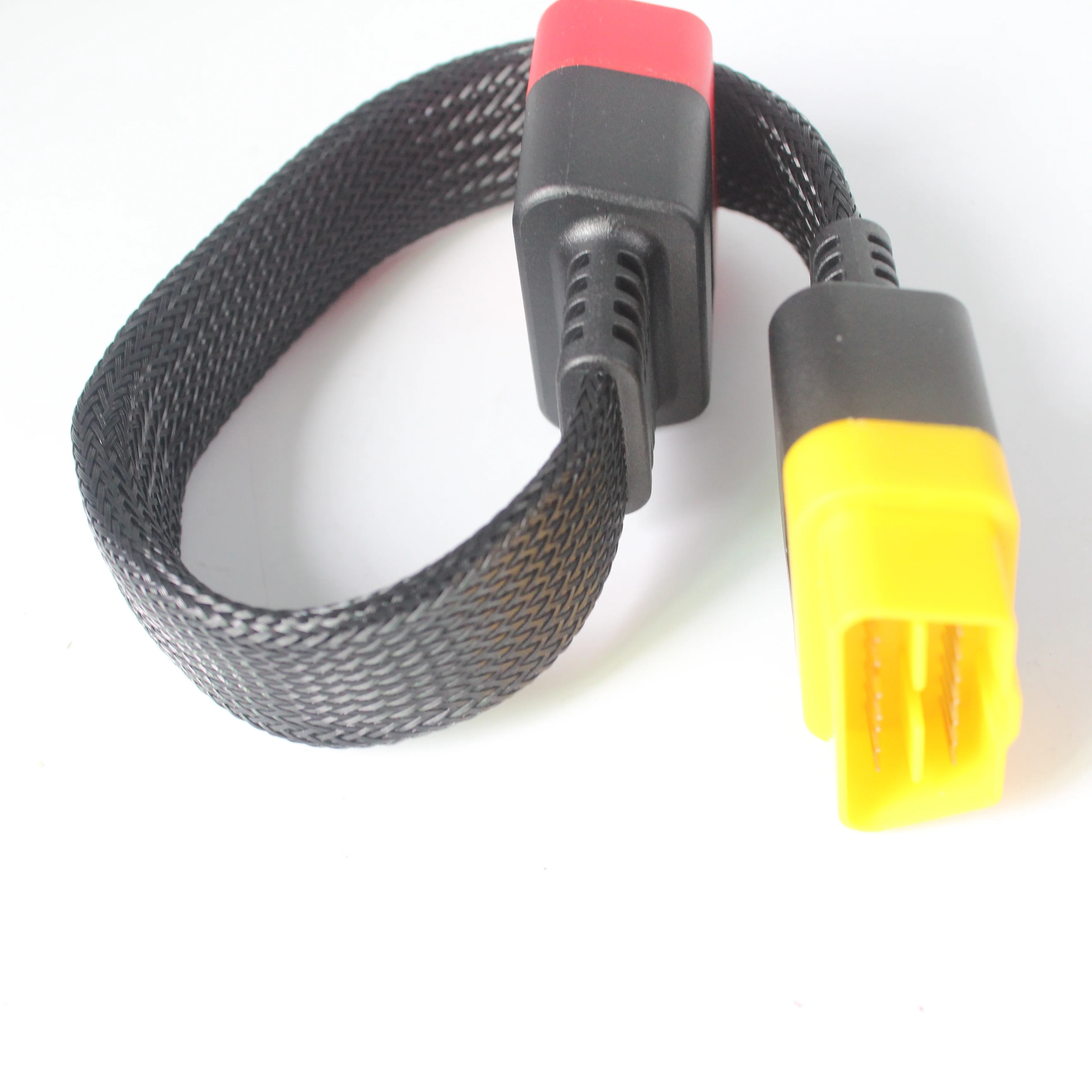 Cable de extensión OBD para coche, adaptador de conector Obd2 de 16 Pines, cuello de cisne Flexible, Cable macho OBDII