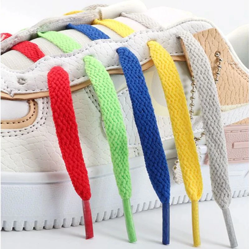 Klassische Schnürsenkel mit Schnallenverschluss, flache Schnürsenkel ohne Binden für Sneaker, Kinder und Erwachsene, schnelle und bequeme Schnürsenkel für Schuhe, Zubehör – Detail 9