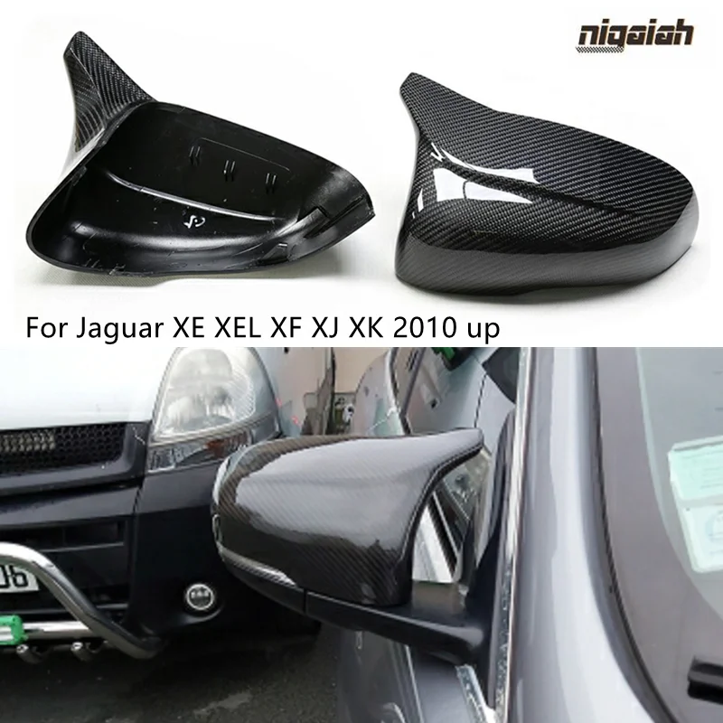 XJ Mirror Cover Replace For Jaguar XE XKR XF XK Carbon Side RearView Mirror Cover 2011 2012 2013 2014 2015 2016 2017 2018 2019