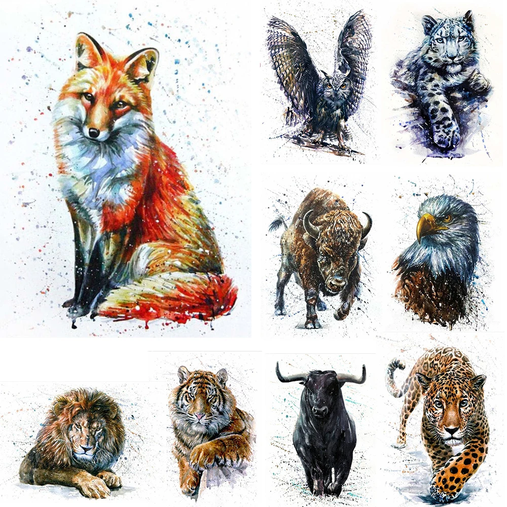 

5D DIY Diamond Painting Lion, Tiger Animal Square/Round Rhinestone Embroidery Mosaic Painting Diamond Custom Decorative Painting