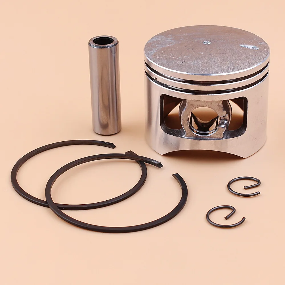 Chainsaw Piston Kit 45mm For Chinese 5200 52cc G5200 Gas Cylinder Engine Motor w/ Pin Rings Circlips Spare Parts