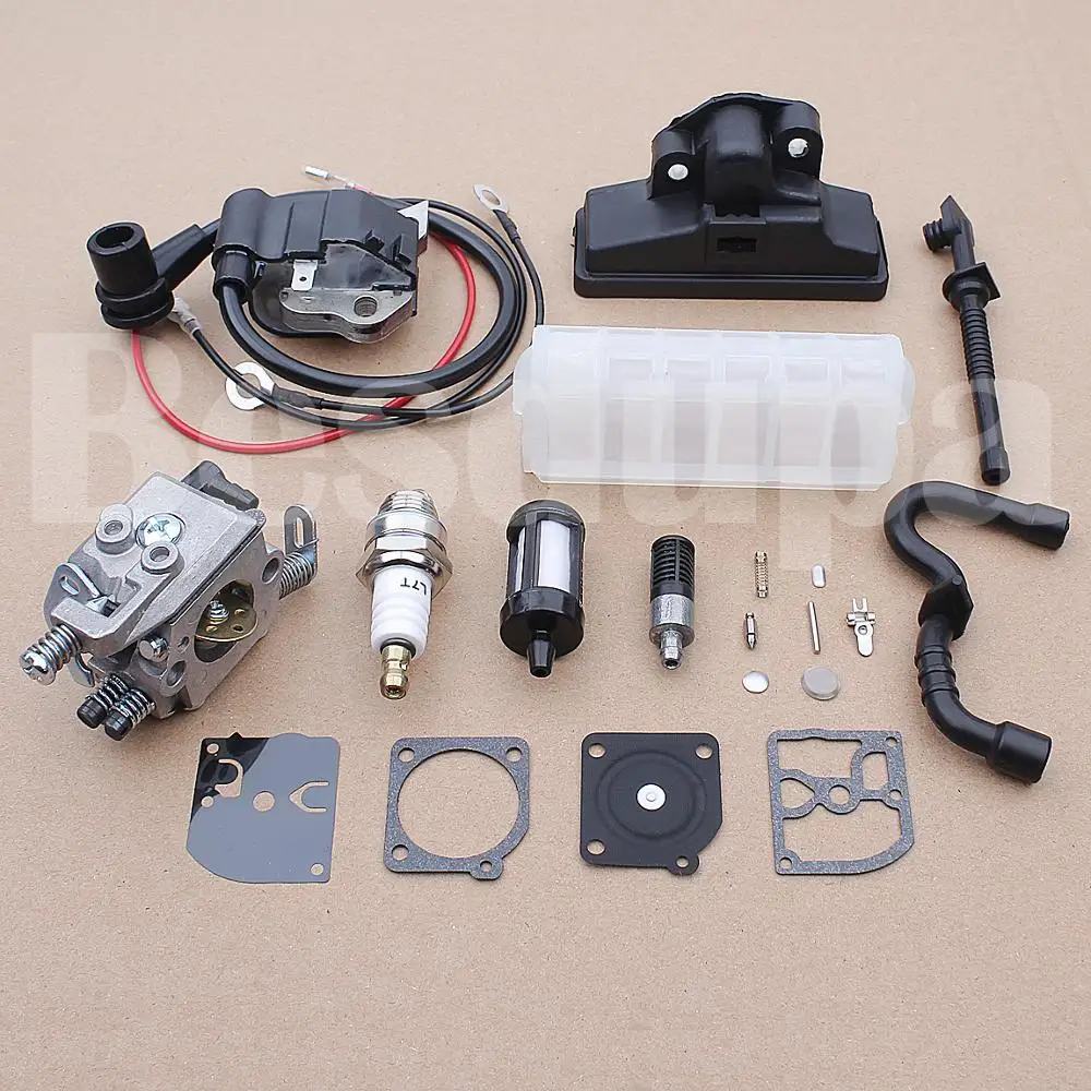 Imagem -03 - Filtro de Combustível para Bobina de Ignição do Carburador para Motosserra Stihl 021 023 025 Ms250 Ms210 Ms230 1123 120 1651 Kit de Reparo de Carb