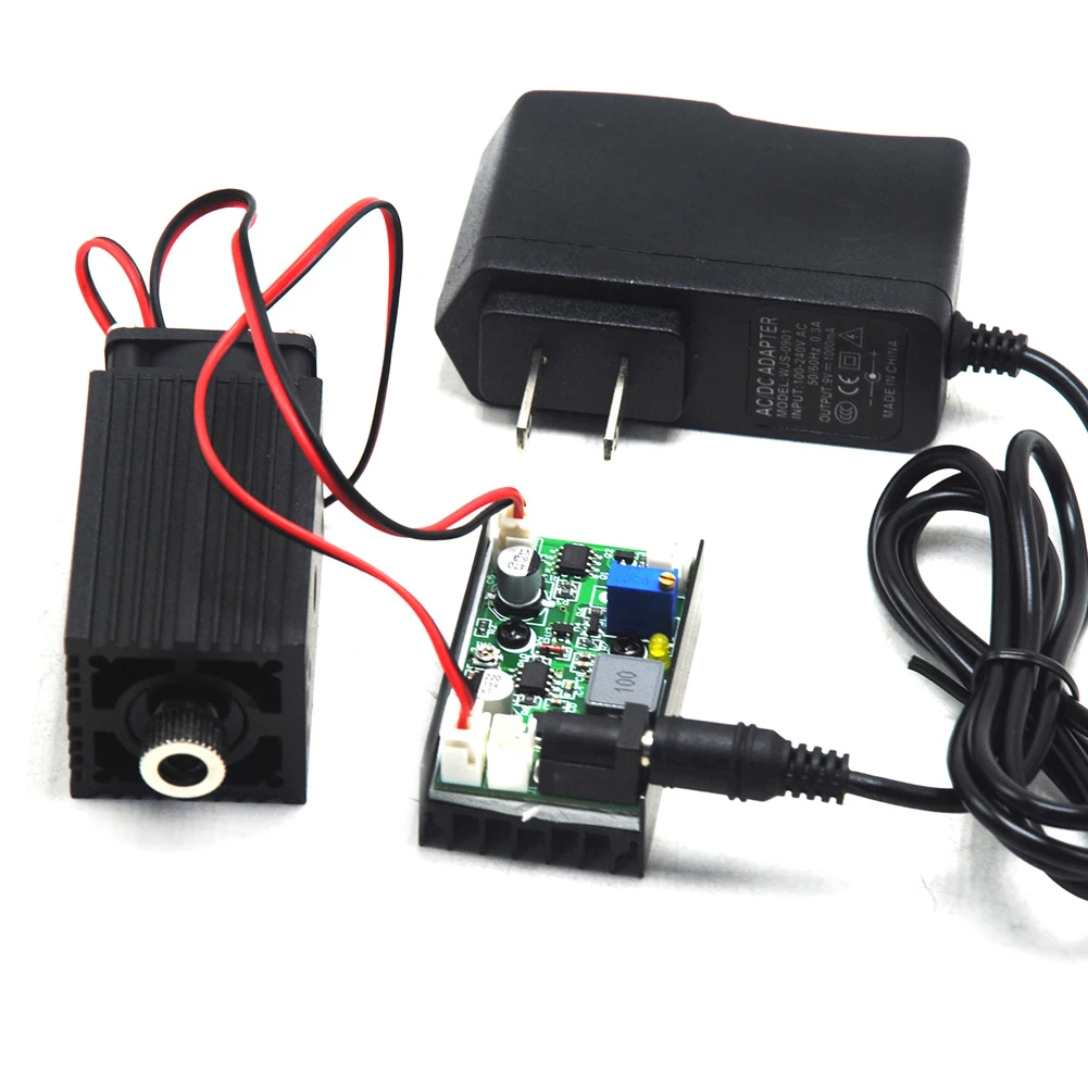 

850nm 1W 1000mW Focusable Dot Point Head IR Laser Diode Module TTL Driver Fan with 12V Adapter