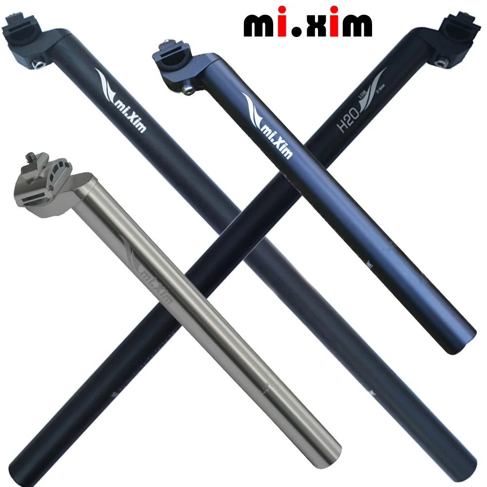 Bike Seat Post 27.2/28.6/30.4/30.8/31.6X350mm/450mm/580mm Length Bicycle Seat Tube Aluminum Alloy Seat Post Seatpost