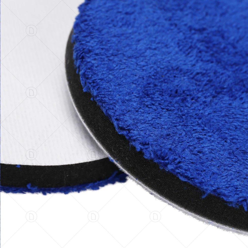 3/4/5/6/7 Inch Removing Wax Buffer Pads Microfiber Polishing Pad Replaceable Buffing Pads For DA/RO Polisher Car Wash Clean