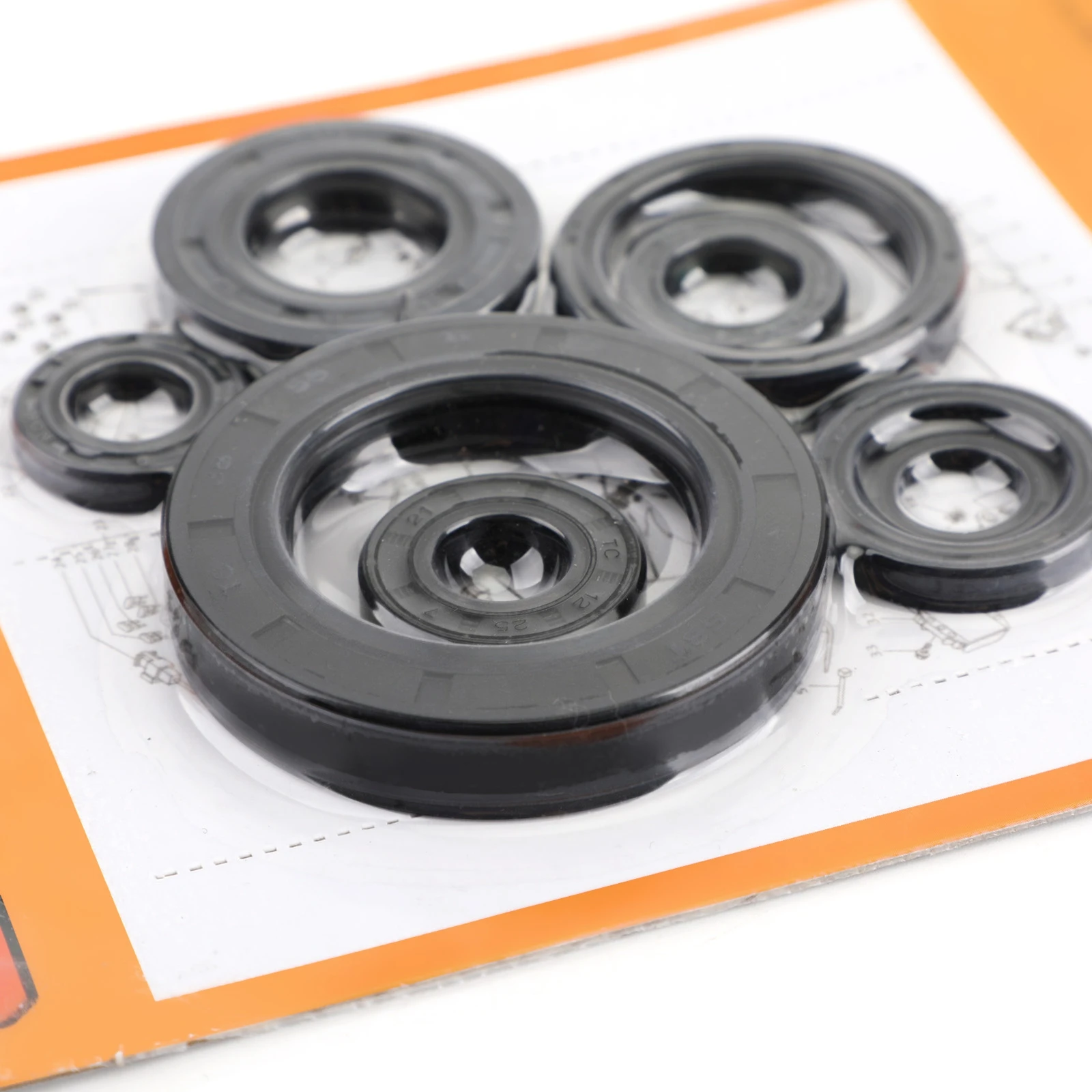 Areyourshop 8pcs Engine Oil Seal Kit Set for Honda CR250R 1992-2001 1993 1994 1995 1996 1997 2000 CR 250R cr250r cr-250r