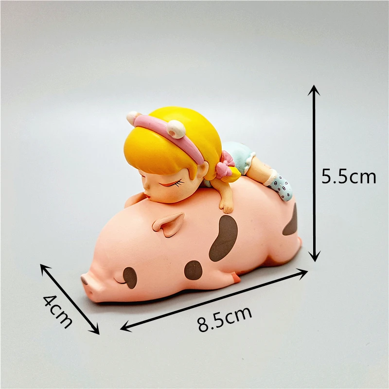 3D silicone mold cute child riding mouse plaster candle concrete crystal glue tool DIY handmade handicraft ornaments