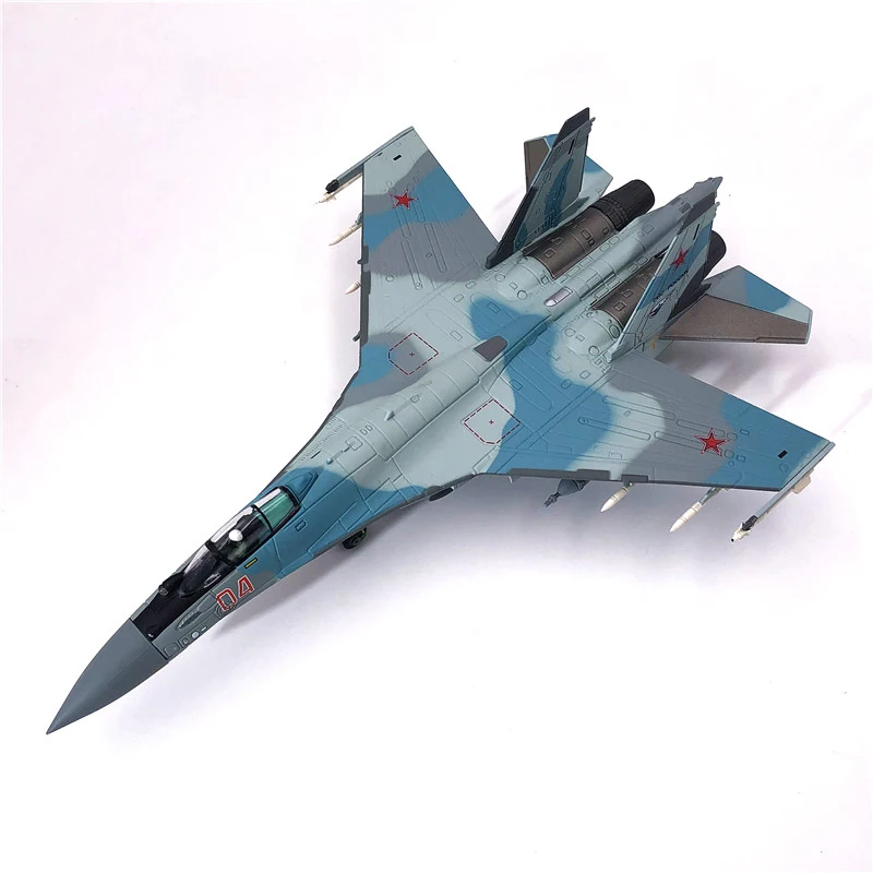 Jason TUTU Russian Air Force fighter Su 35 modello di aereo in lega modello di aereo pressofuso in scala 1:100 aerei in metallo Dropshipping