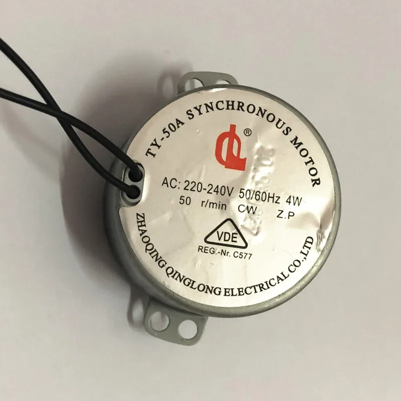 Lámpara de giro TY-50A barbería, motor pequeño, motor sincrónico, silencioso, 4W